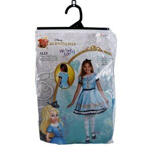Disney Descendants Ally Disguise Costume Dress Up Size Girls Blue 10/12